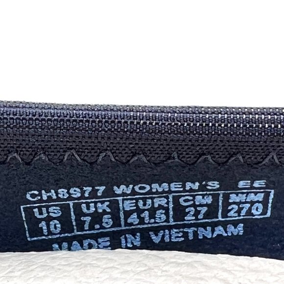 10XW 10 2E Aravon Career Navy Blue Comfort Dress‎ Pumps Block Heels Shoes - Picture 13 of 15